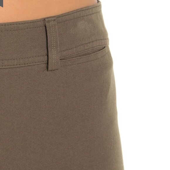 Trina Turk Wide Leg Cropped olive Colored … - Picture 6 of 12